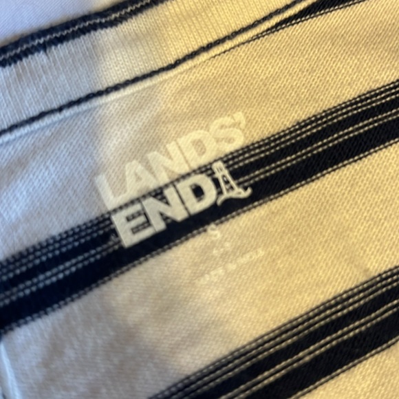 Land's End Women's Heritage Cotton Jersey Elbow Sleeve Dress size S - Picture 3 of 14